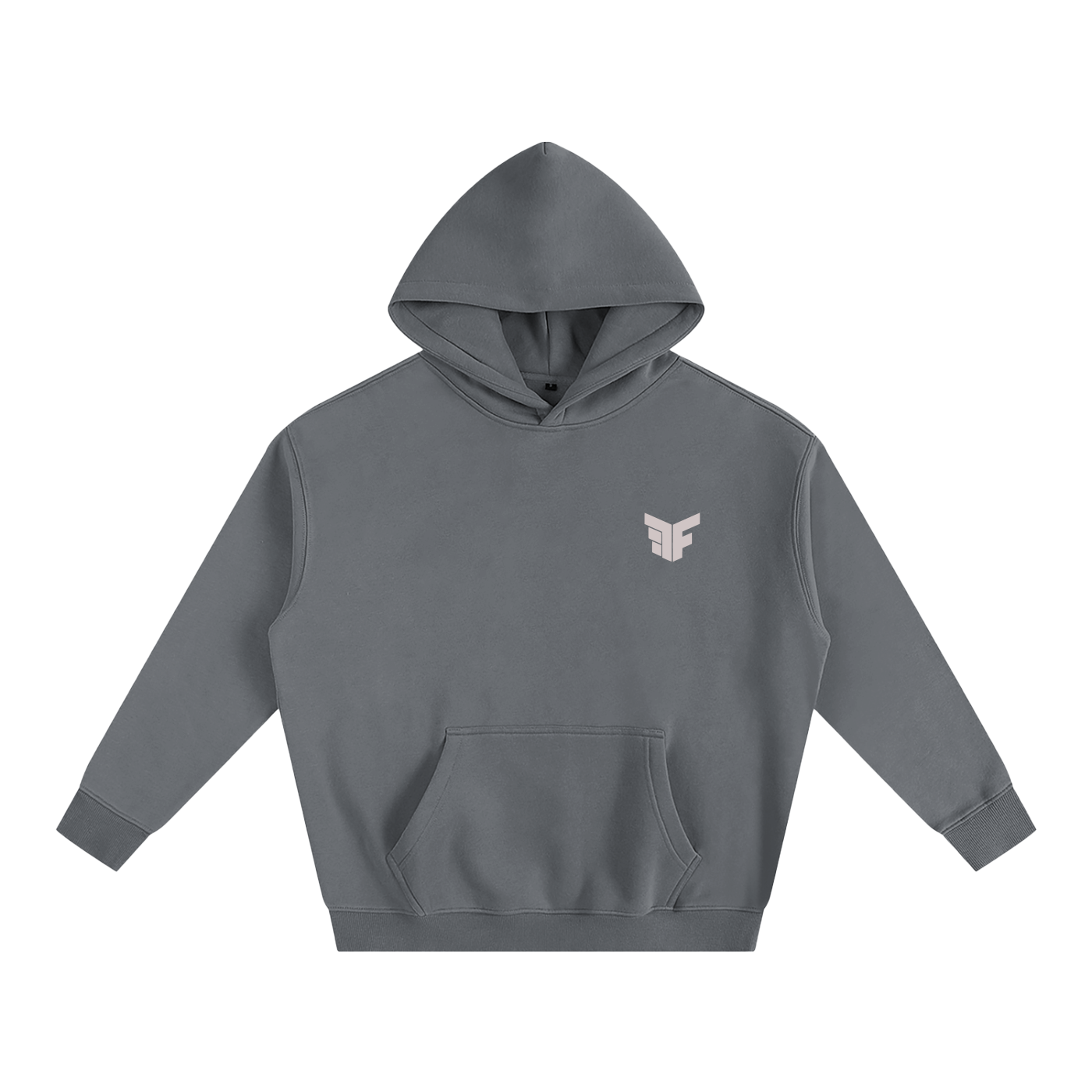 Core Fleeced Hoodie — Gray
