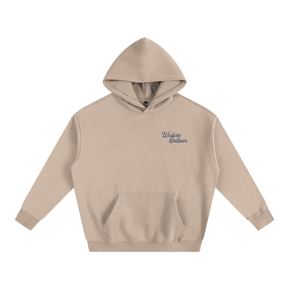 Outlaw Fleeced Hoodie - Grey Apricot