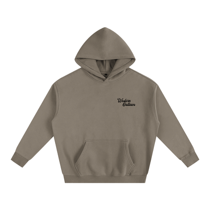 Outlaw Fleeced Hoodie — Gray Coffee